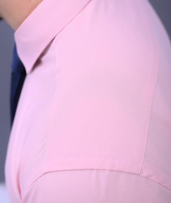 Официална мъжка риза в розово
