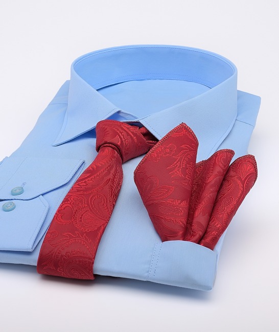 Мъжка класическа вратовръзка на пейсли елементи