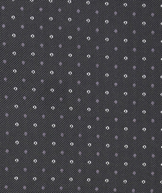 Черен мъжки сет с папионка игла и кърпичка на точки