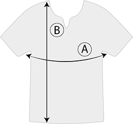 Мъжка бяла тениска с яка голям размер и лого